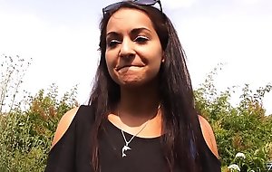 18yo law student convinced off out of one's mind duo strangers with camera to fuck outdoors