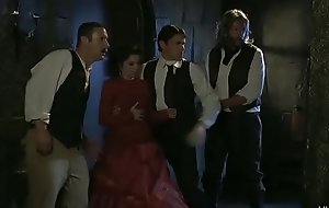 Rich chivalrous night-time wife fucked by graf dracula by nature
