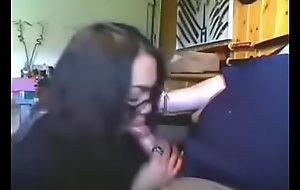 BLOWS AND SWALLOWS HER FRIEND