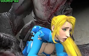 samus fucked by a monster