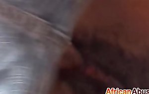African slave tortured and pounded outdoors3