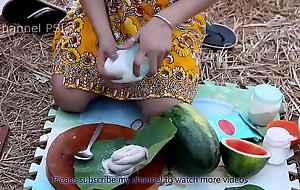 Woow!! Beautiful angels cooking Water Snake with watermelon HD