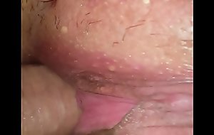 Inserting my cock into my BBW wife porn video tight wet pussy