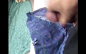 Horseshit ring stroke into panties