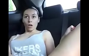 Squirting in the car