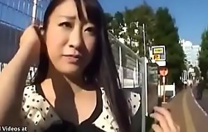 Japanese random teen asked to fuck here tourist house