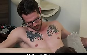 Boy Is Happily Sucking Down On His Mother&rsquo_s Brother&rsquo_s Pole - Fathers Day Special