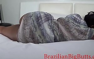 BrazilianBigButts.com bbw WatermelonButt wears bikini and dress to show her curves and teases her boyfriend