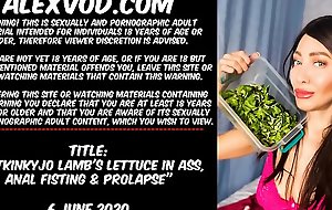Hotkinkyjo lamb's lettuce in ass, anal fisting &_ prolapse