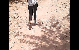 Candid ethiopian loot walking