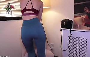Sporty Girl Sits On Your Face and Controls Your Orgasm
