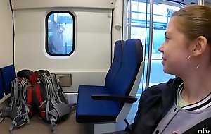 REAL PUBLIC BLOWJOB IN THE TRAIN you can chat with me here- bit.ly/3fzt7Gs