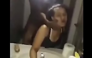 My cousin Shelly getting fucked in the Bathroom... I knew she was a slut
