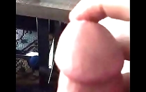 Sticky Pre-Cum on a Throbbing Cock