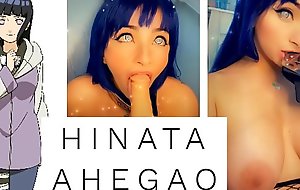 Hinata Ahegao Blowjob - Hot Cosplay Girl Big boobs - Novinha Cosplay NARUTO