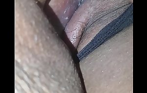 Playing with my sleeping wife's pussy