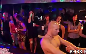 Drunk cheeks engulfing one-eyed monster in club