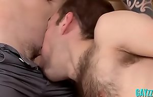 Homo enjoys jacking off his boner