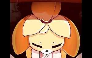 Animal Crossing Isabelle Sucking the Mayor'_s Hard Cock