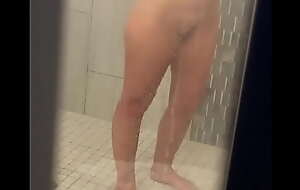 Spying on wife in the shower on vacation
