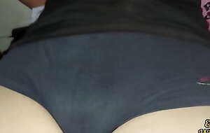 Xxx Desi I do her pantyhose from the side and touch my stepsister's pussy