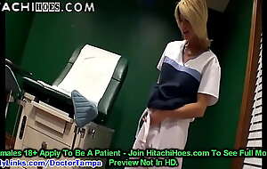 Don't Tell Doc I Cum On The Clock! Nurse Carissa Montgomery Sneaks Into Exam Room, Masturbates With Magic Wand At HitachiHoes.com!