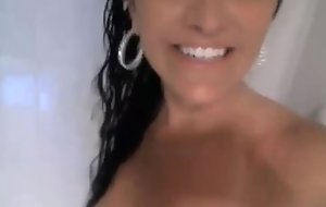 milf has webcam in someone's skin shower more at hottestmilfcams.com