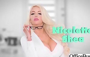 Hot Copulation In Post With Chubby In Boobs Inclusive (Nicolette Shea) video-23