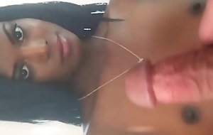 Pls Blackbeauty let me cum exposed to your horny face and your hot scoops